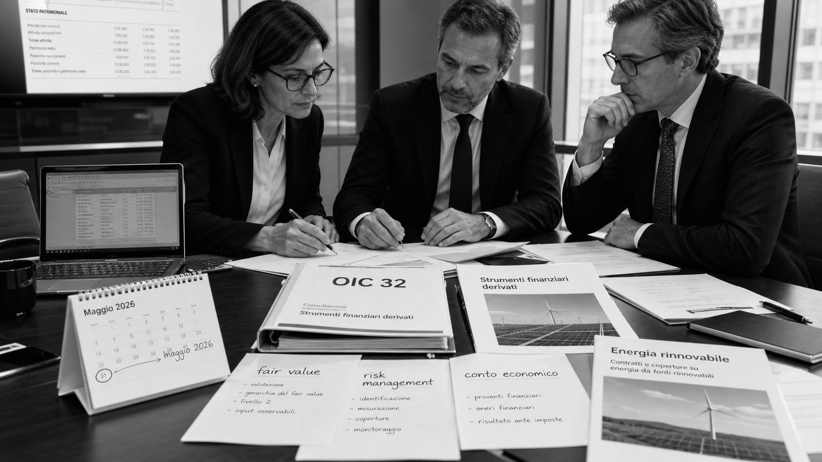 OIC 32 in consultazione: cosa cambia per strumenti finanziari derivati, bilancio e controlli